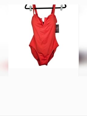Vince Camuto Red One-Piece Swimsuit